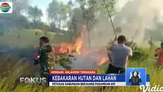 Petugas khawatir kebakaran terus merambat hingga ke kawasan permukiman.