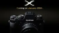 Kamera Fujifilm Seri X Terbaru Siap Meluncur Minggu Depan