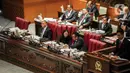 “Apakah RUU Kesehatan dapat disetujui menjadi Undang-Undang?,” tanya Puan. “Setuju,” jawab anggota dewan. (Liputan6.com/Faizal Fanani)