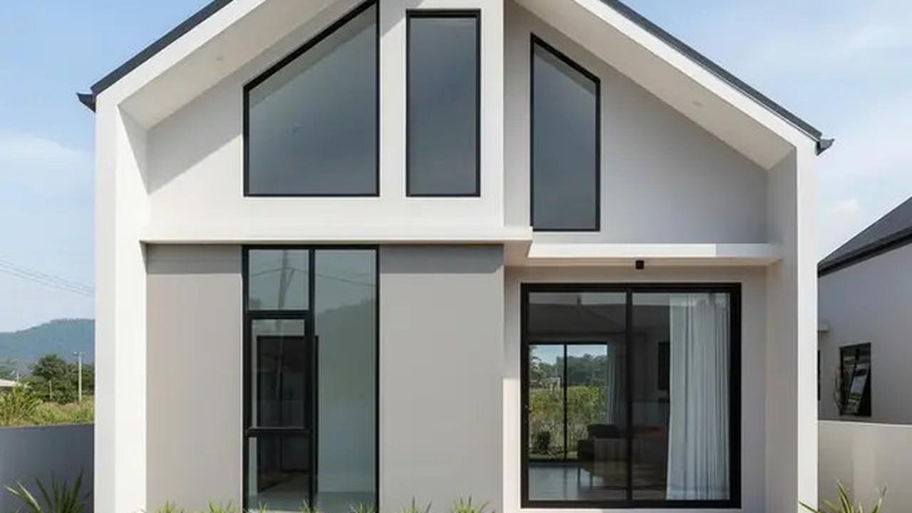 8 Gambar Rumah Sederhana 6x12 Atap Pelana, Desain Modern dan Estetik