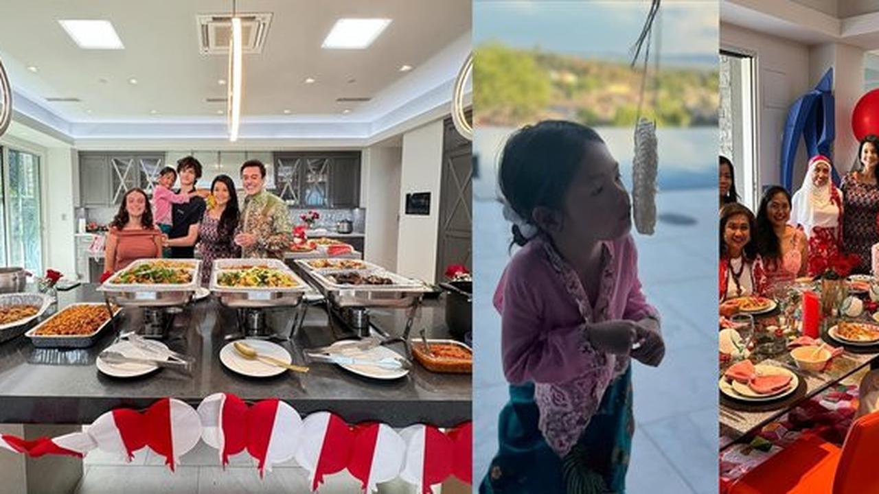Rayakan HUT RI ke-79 di Amerika, Farah Quinn Adakan Lomba Makan Kerupuk & Sajikan Kuliner Nusantara