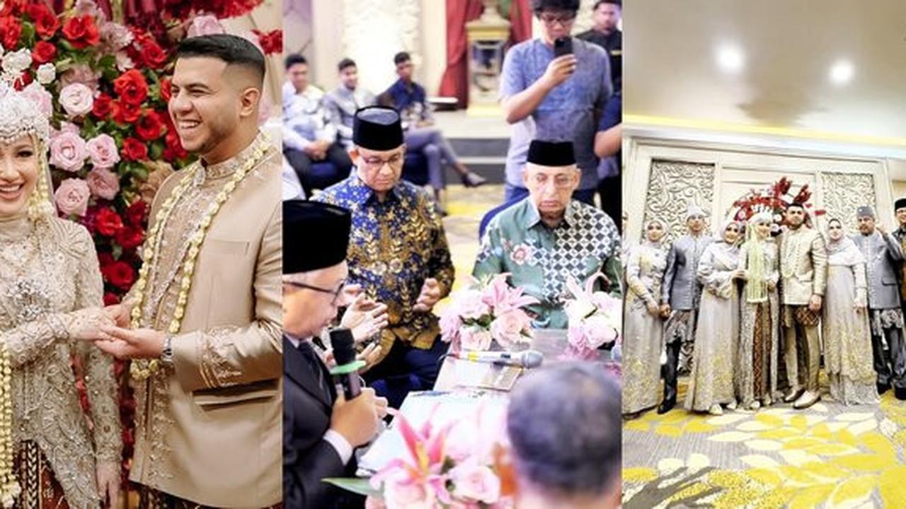 10 Foto Akad Nikah Yislam Kakak Fadil Jaidi, Anies Baswedan Menjadi Saksi - Cincin Kawin Tertinggal Sebelumnya