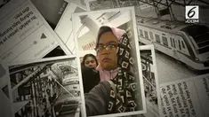 Layaknya wanita, pria ini berdandan dengan mengenakan baju kurung dan kerudung. Tak ayal, membuat penumpang komuter tak curiga karena penampilannya.
