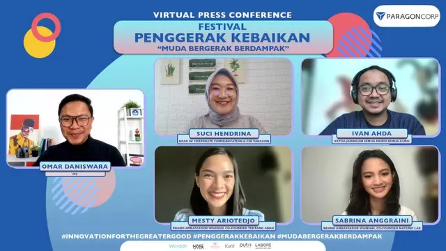 Konfersi pers Festival Penggerak Kebaikan