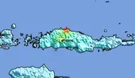 Rentetan Gempa Guncang Ruteng Manggarai NTT Pagi Ini, Terbesar M 5,6
