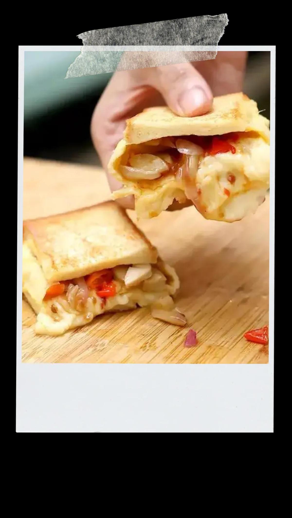 22. Resep Gilgeori Toast (Korean Street Toast)<br>