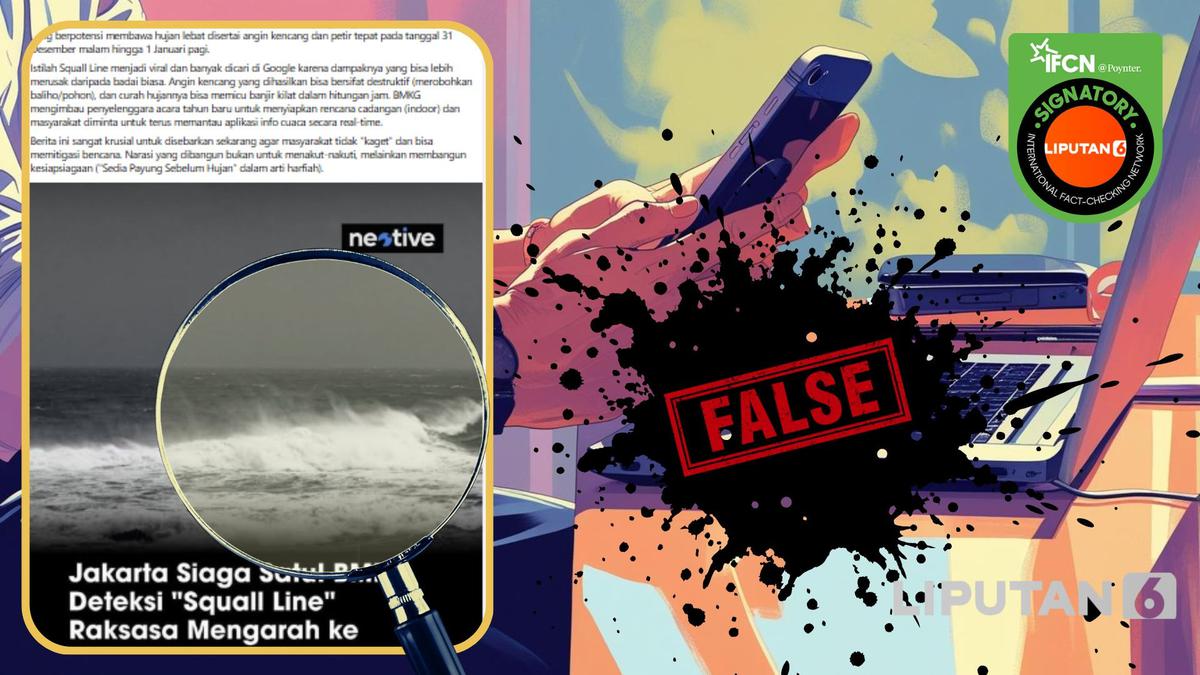 Kumpulan Hoaks Terkait Cuaca Buruk di Wilayah Jawa, Cek Faktanya