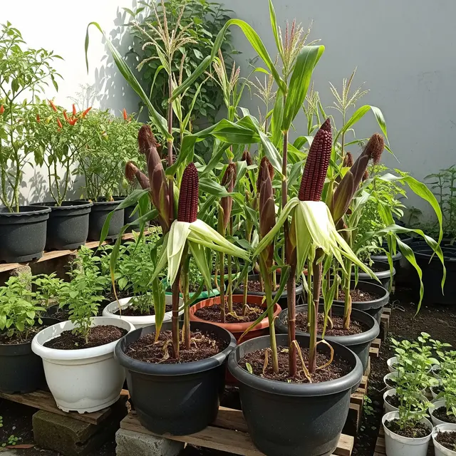 Cara Menanam Jagung Ketan Ungu di Pot, Panduan untuk Lahan Terbatas
