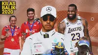 Kilas Balik 2020 - 5 Olahragawan Terbaik 2020: Lewis Hamilton, Joan Mir, Praveen/Melati, LeBron James, Sofia Kenin