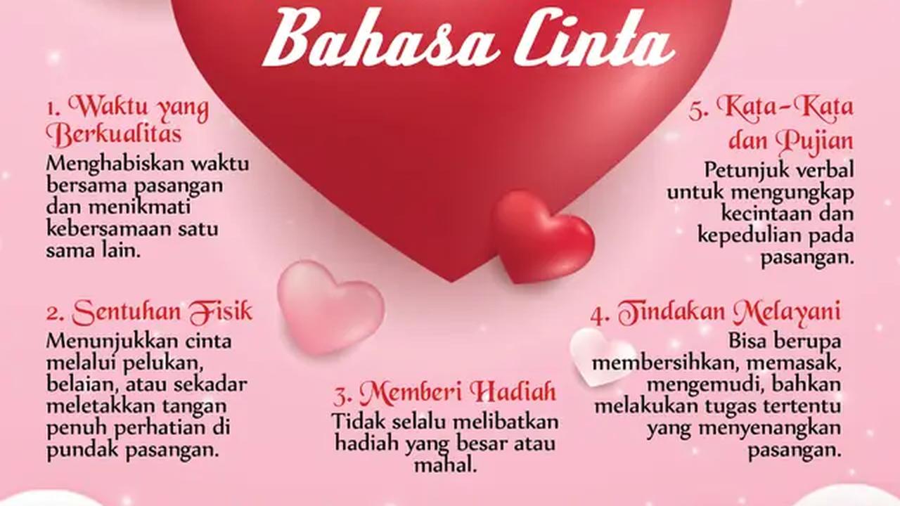 Infografis Macam-Macam Bahasa Cinta. (Liputan6.com/Triyasni)