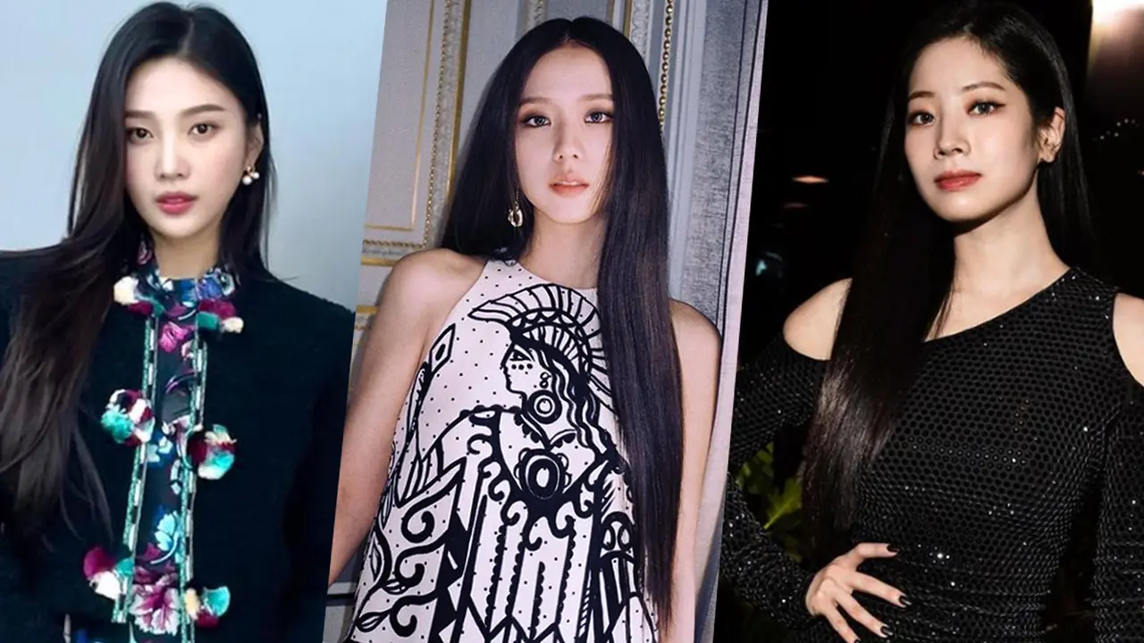 Idol korea berambut panjang