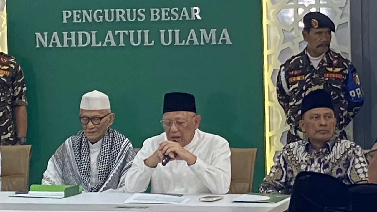 Ketum PBNU KH Abdul Hakim Mahfudz atau Gus Kikin. (Liputan6.com/Devira Prastiwi)