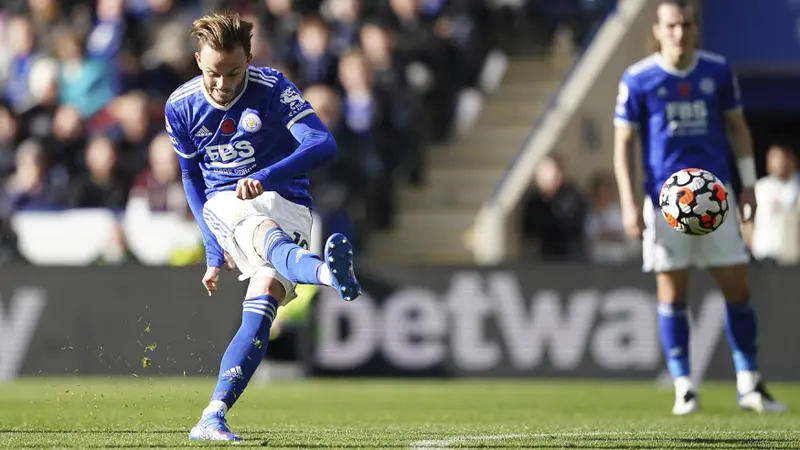 Foto: Penampilan Gemilang Aaron Ramsdale Bawa Arsenal Menang atas Leicester City di Liga Inggris