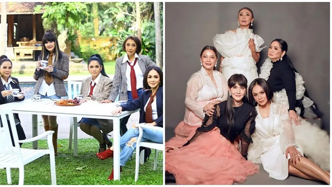7 Potret Yuni Shara Bareng Geng Rumpies, Kompak Banget