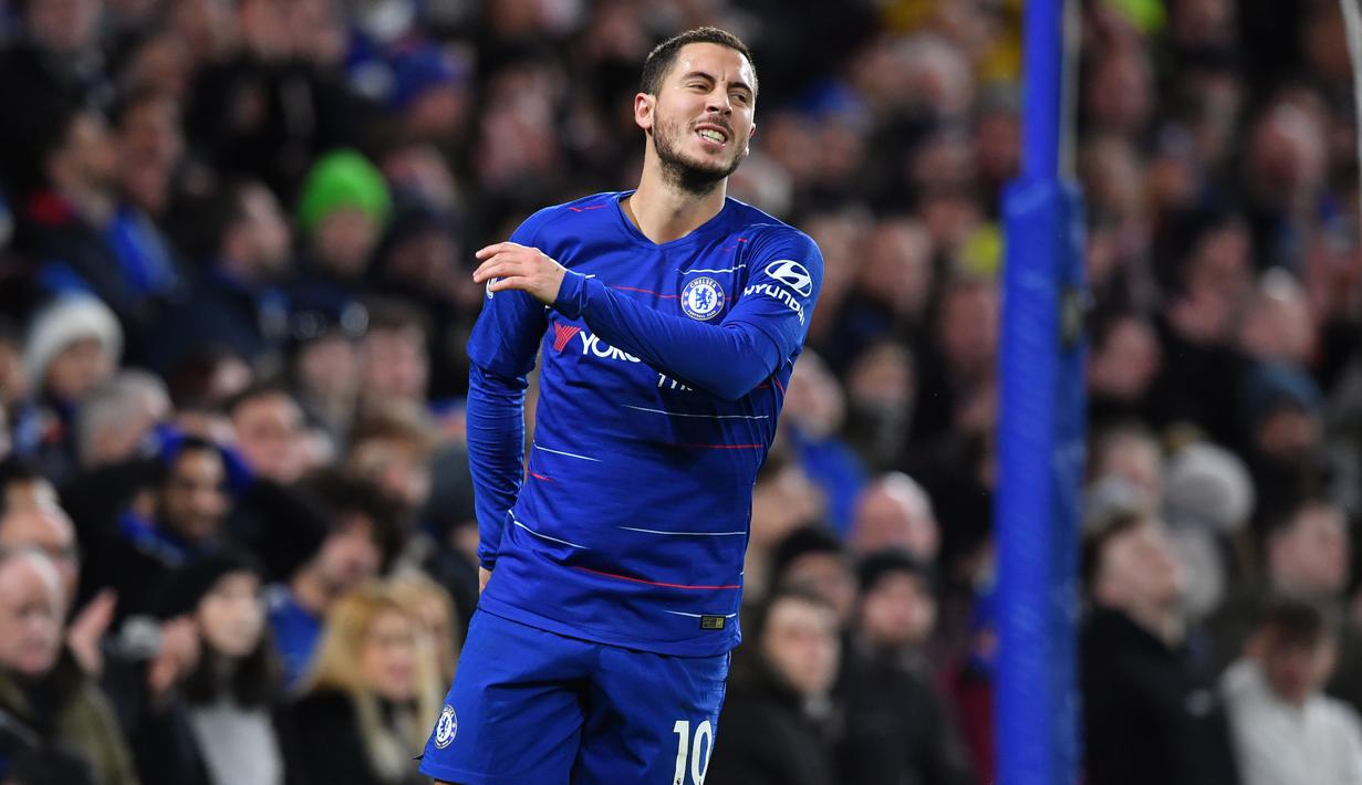 4. Eden Hazard (Chelsea) – 10 gol dan 10 assist (AFP/Ben Stansall)
