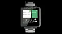 Smartwatch HTC yang dipersiapkan untuk melawan produk buatan perusahaan lain (source: @evleaks)