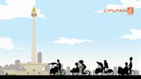 Becak di Jakarta (Liputan6.com/Abdillah)