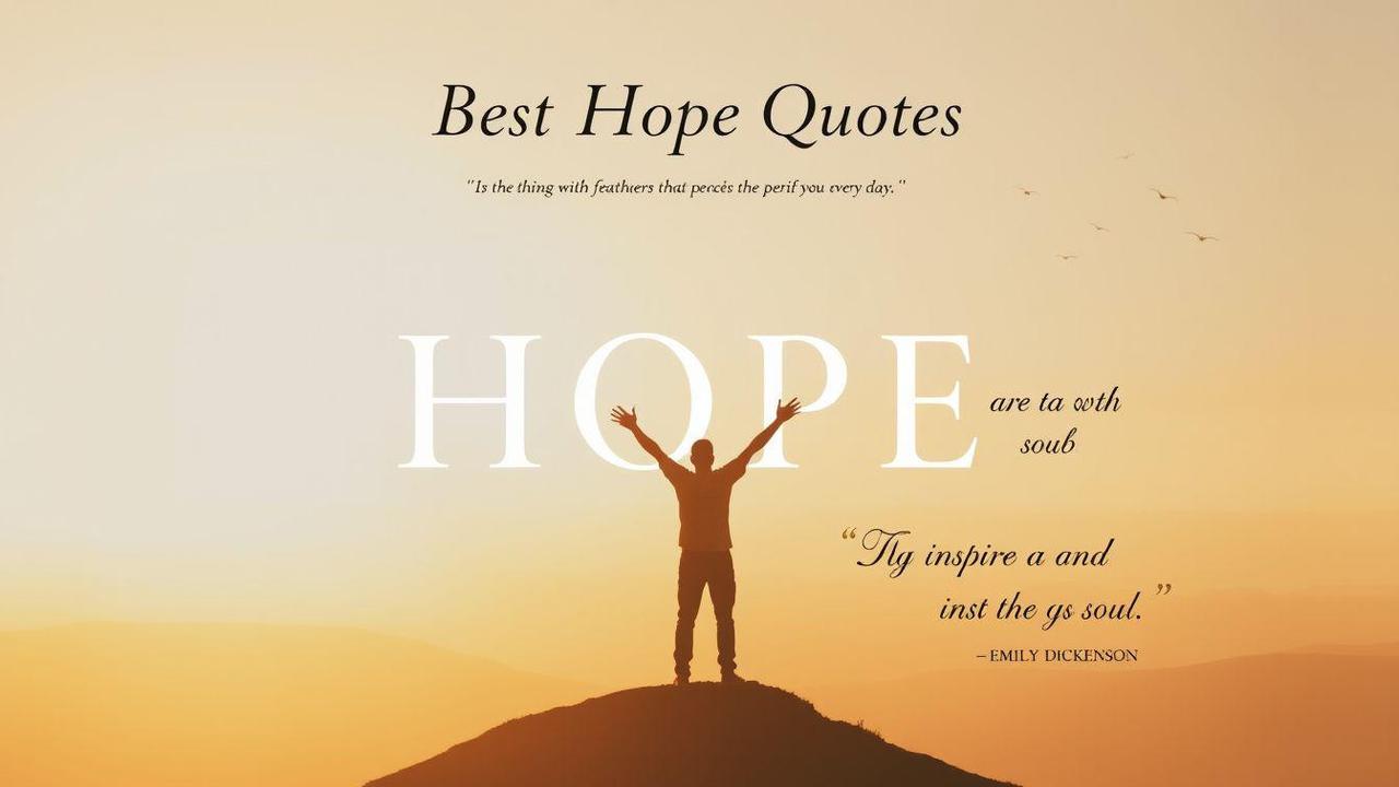Best Hope Quotes
