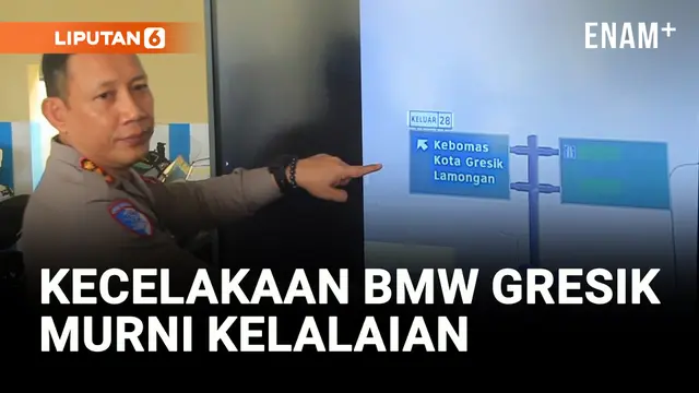 VIDEO: Mobil BMW yang Terjun dari Jembatan Tol Murni Kelalaian Pengendara