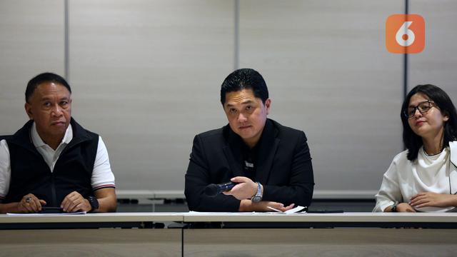 Konferensi Pers Erick Thohir Mengenai Piala Dunia U-17 2023