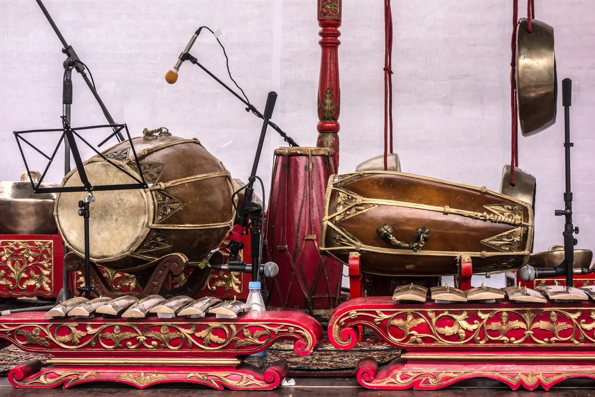 ilustrasi gamelan