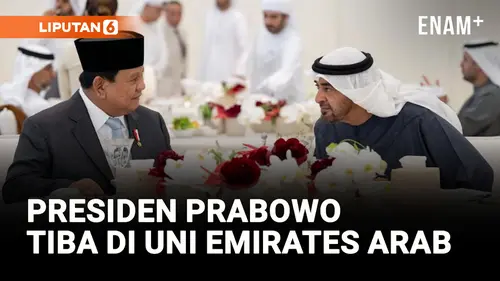 VIDEO: Presiden Prabowo Tiba di Uni Emirates Arab untuk Bertemu Mohammed Bin Zayed