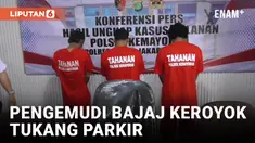 3 Pengemudi Bajaj Keroyok Tukang Parkir Perkara Hutang
