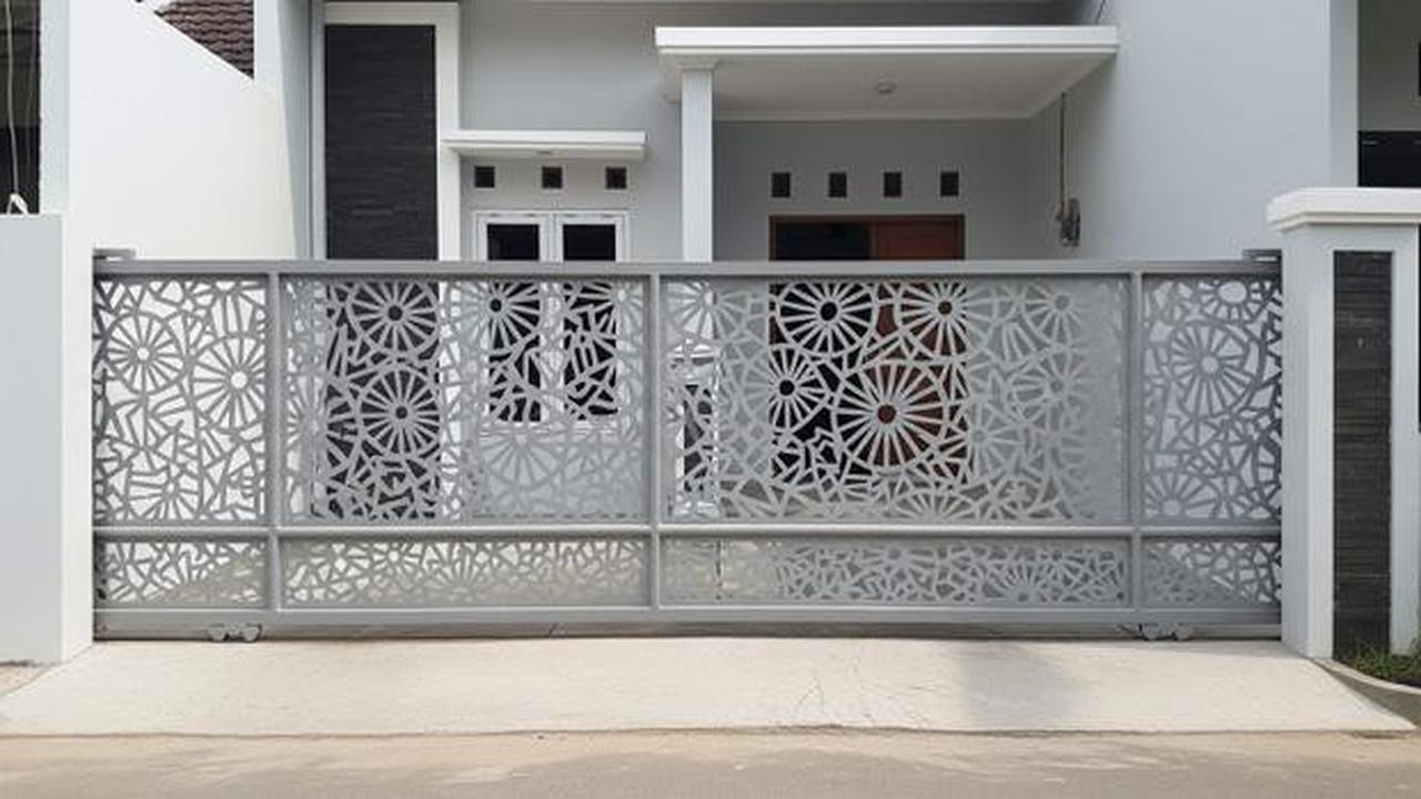 10 Inspirasi Pagar Rumah Anti Maling Berbahan Hollow Galvanis Kuat untuk Hunian Minimalis