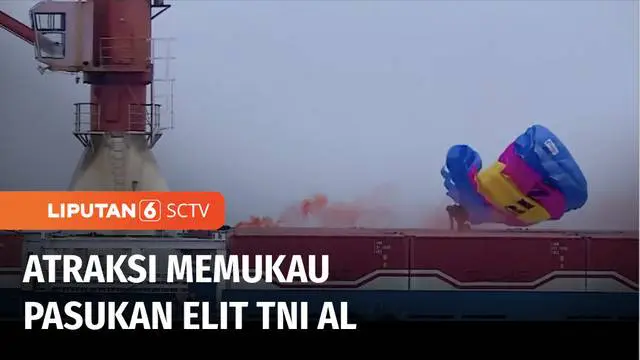 VIDEO: Atraksi Pasukan Elit TNI AL Bebaskan Kapal yang Dibajak