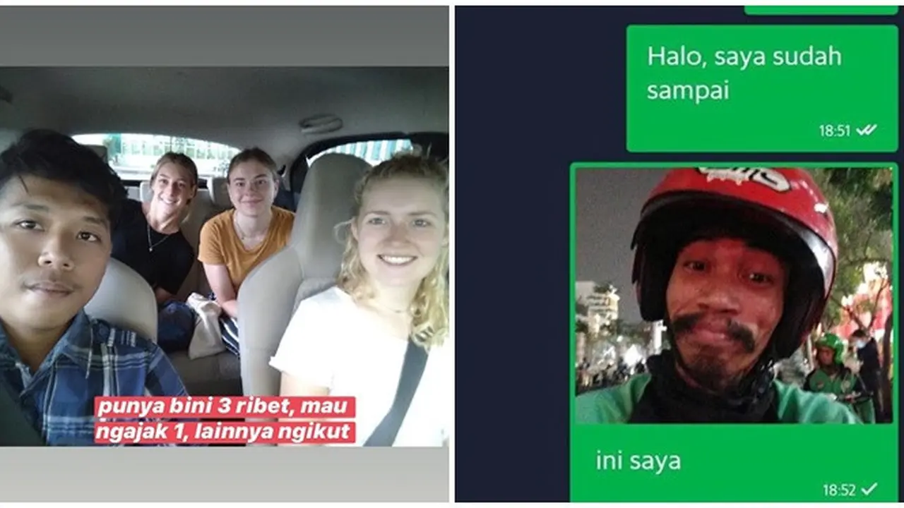 Potret Driver Ojek Online Kelewat Narsis Ini Bikin Cengar Cengir