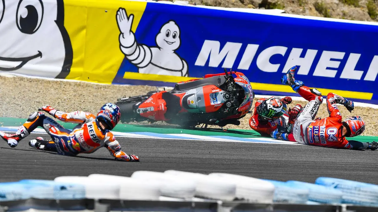 Jorge Lorenzo, Andrea Dovizioso, Dani Pedrosa, MotoGP Jerez.