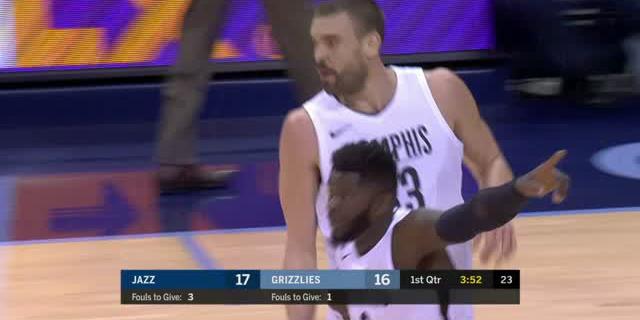 VIDEO : GAME RECAP NBA 2017-2018, Jazz 92 vs Grizzlies 88