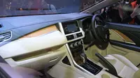 Interior ruang baris pertama Small MPV dari Mitsubishi.(Arief/Liputan6.com)