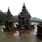 Candi Gedong Songo terlihat di lereng Gunung Ungaran, Bandungan, Kab. Semarang, Jawa Tengah, Senin (18/12). Candi Gedong Songo ini ditemukan oleh Raffles pada tahun 1904. (Liputan6.com/Johan Tallo)