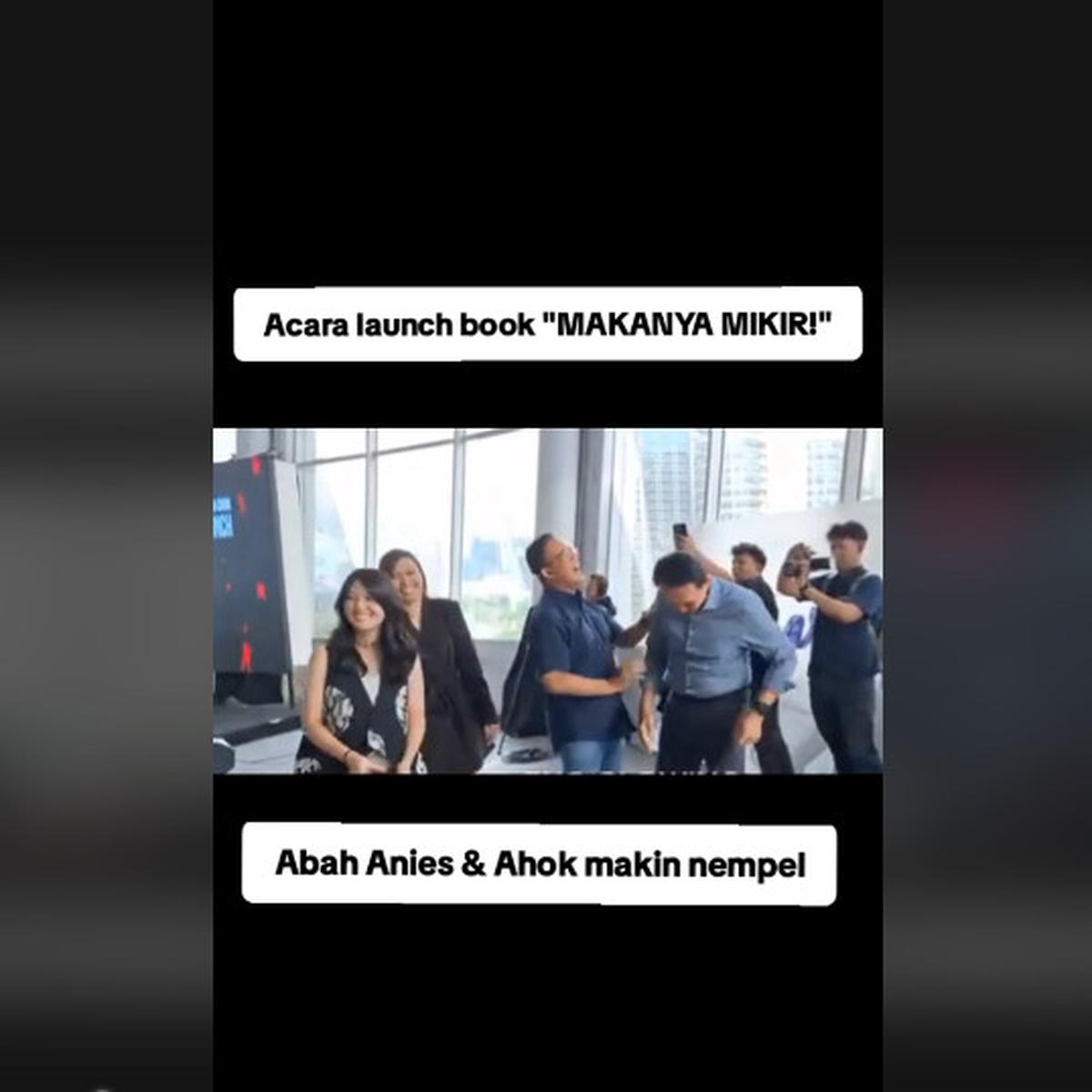 Momen Anies-Ahok Makin Lengket, Tertawa Ngakak Bareng Sambil Berpelukan