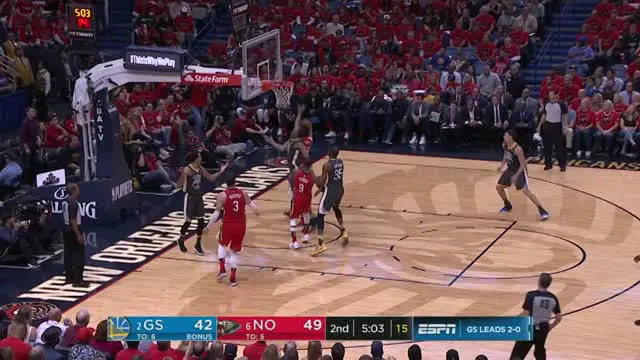 VIDEO : Cuplikan Pertandingan Plaoffs NBA, Pelicans 119 vs Warriors 100