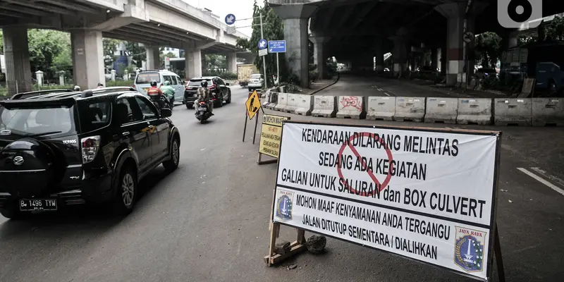 Proyek Saluran Sodetan, Sebagian Jalan DI Panjaitan Ditutup