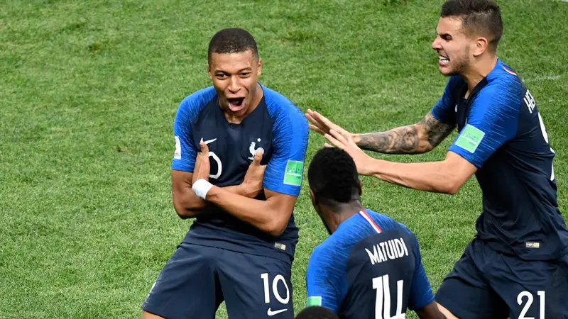 Striker Prancis Kylian Mbappe Cetak Gol Keempat