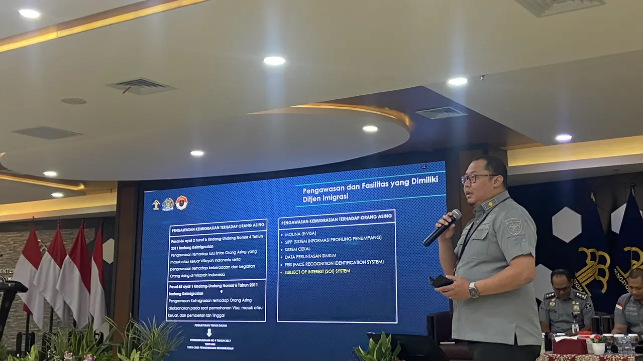 Ketua Tim Pengawasan, Direktorat Pengawasan dan Penindakan Keimigrasian, Arief Eka Riyanto.