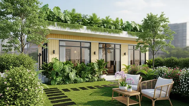 Rooftop Garden Tropis: Sejuk dan Menenangkan