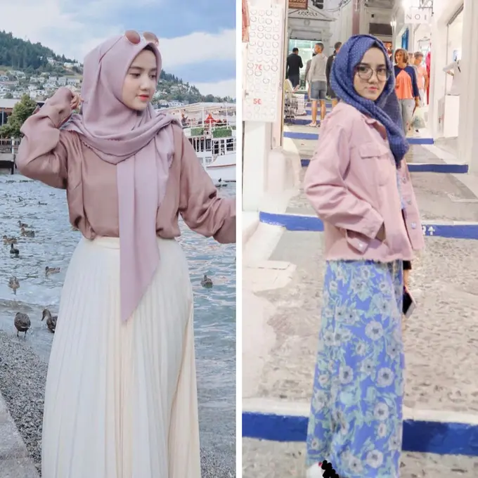 6 Ide Mix and Match Baju Pink Hijab ala Wirda Mansur, Gaya Stylish Jadi Panutan Remaja