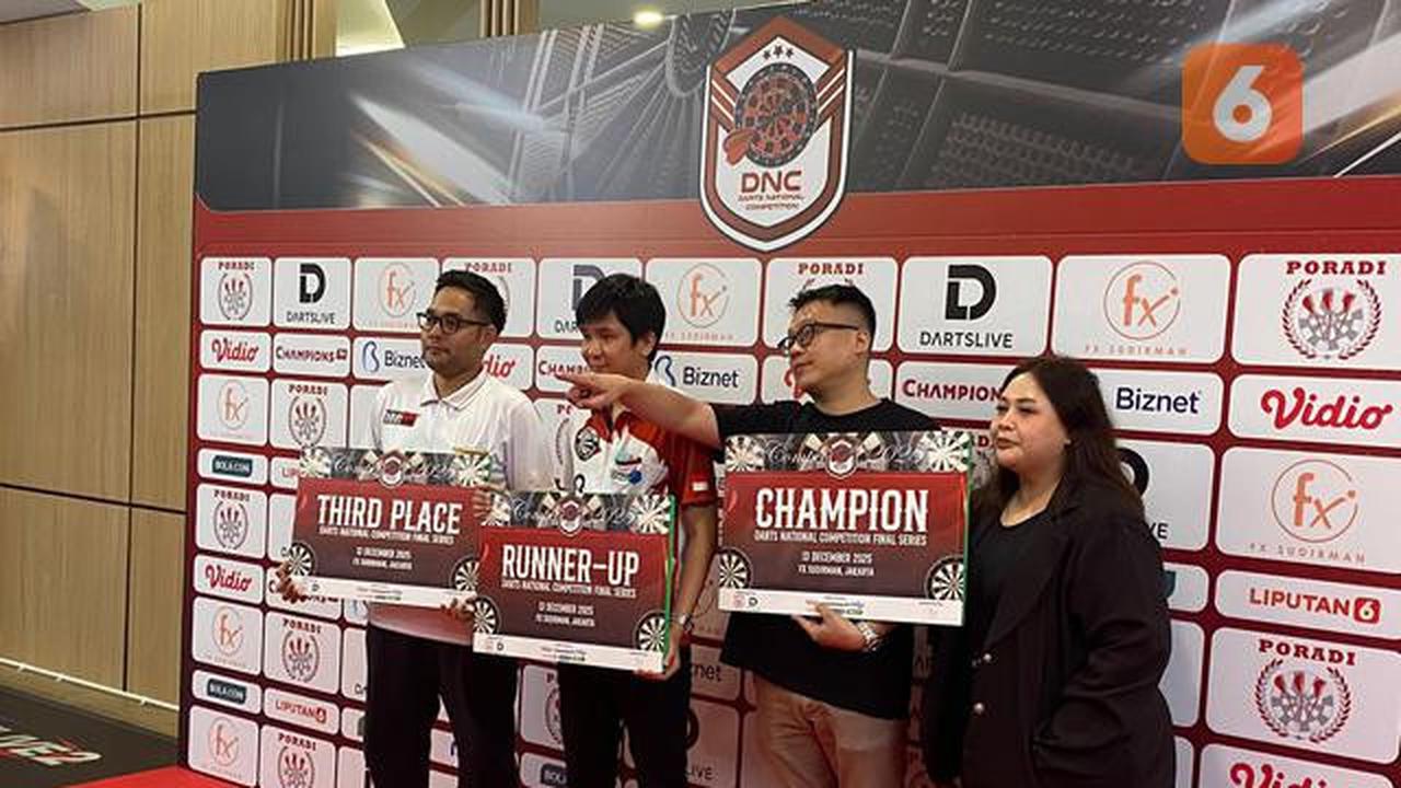 Fokus Jadi Kunci Benny Tandean Juarai Darts National Competition Final Series 2025