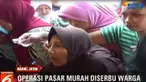 Operasi pasar murah yang digelar pemkab setempat di Alun-Alun Kota Ngawi, disambut positif warga.