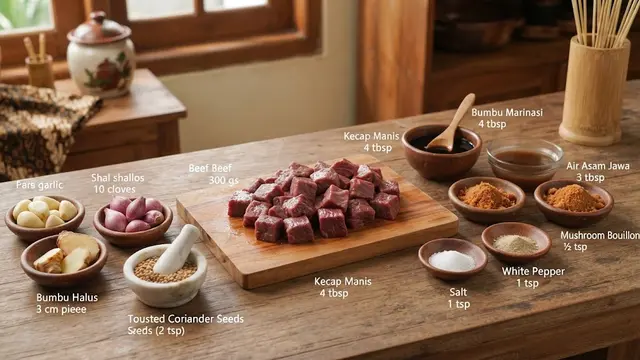 Resep Sate Sapi Maranggi, Empuk dan Kaya Rempah