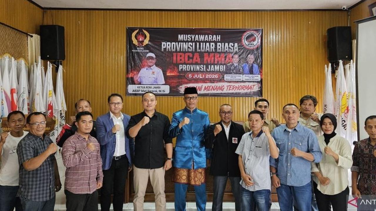 KONI Jambi Targetkan IBCA MMA Cetak Atlet Berprestasi Nasional, Fokus ke PON Beladiri