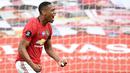 5. Anthony Martial (60 juta euro) - Manchester United melabuhkan winger asal Prancis ini dari Monaco dengan transfer mencapai 60 juta euro. (AFP/Peter Powell/pool)