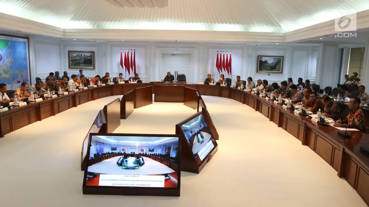 Jokowi Pimpin Ratas Penyediaan Rumah untuk ASN,TNI, dan Polri