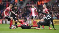 Jalannya laga Southampton Vs Liverpool (Reuters/Liputan6)