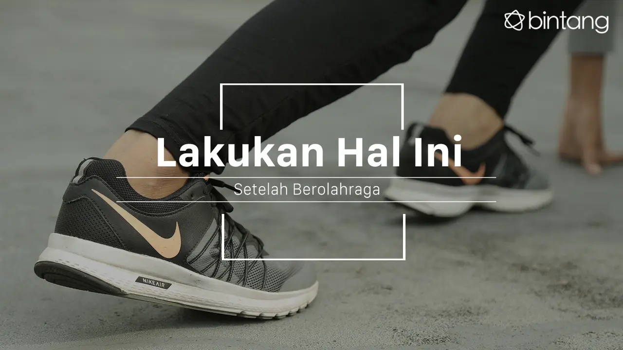Jangan lupakan hal ini setelah olahraga. (Foto: Daniel Kampua, Digital Imaging: M. Iqbal Nurfajri/Bintang.com)