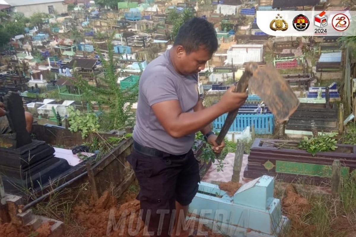 Mengenal Sosok Bripka Joko, Anggota Polisi yang Sukarela 23 Tahun jadi Penggali Kubur Bikin Salut